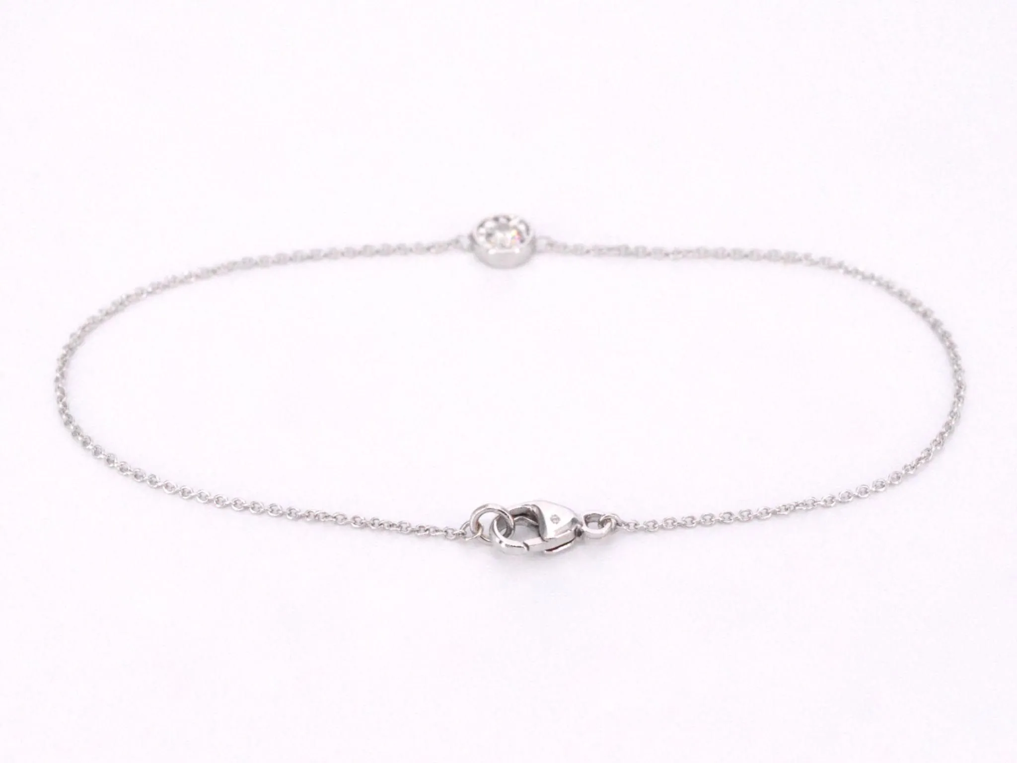 Bracelet en or blanc avec diamant 0,10 carat sold by 58 Facettes product image thumbnail 5