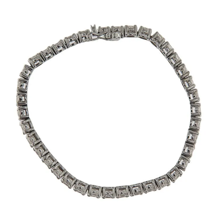 Bracelet tennis en or blanc, diamants sold by 58 Facettes product image thumbnail 3