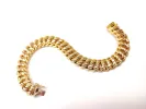 Bracelet or jaune maille américaine sold by 58 Facettes