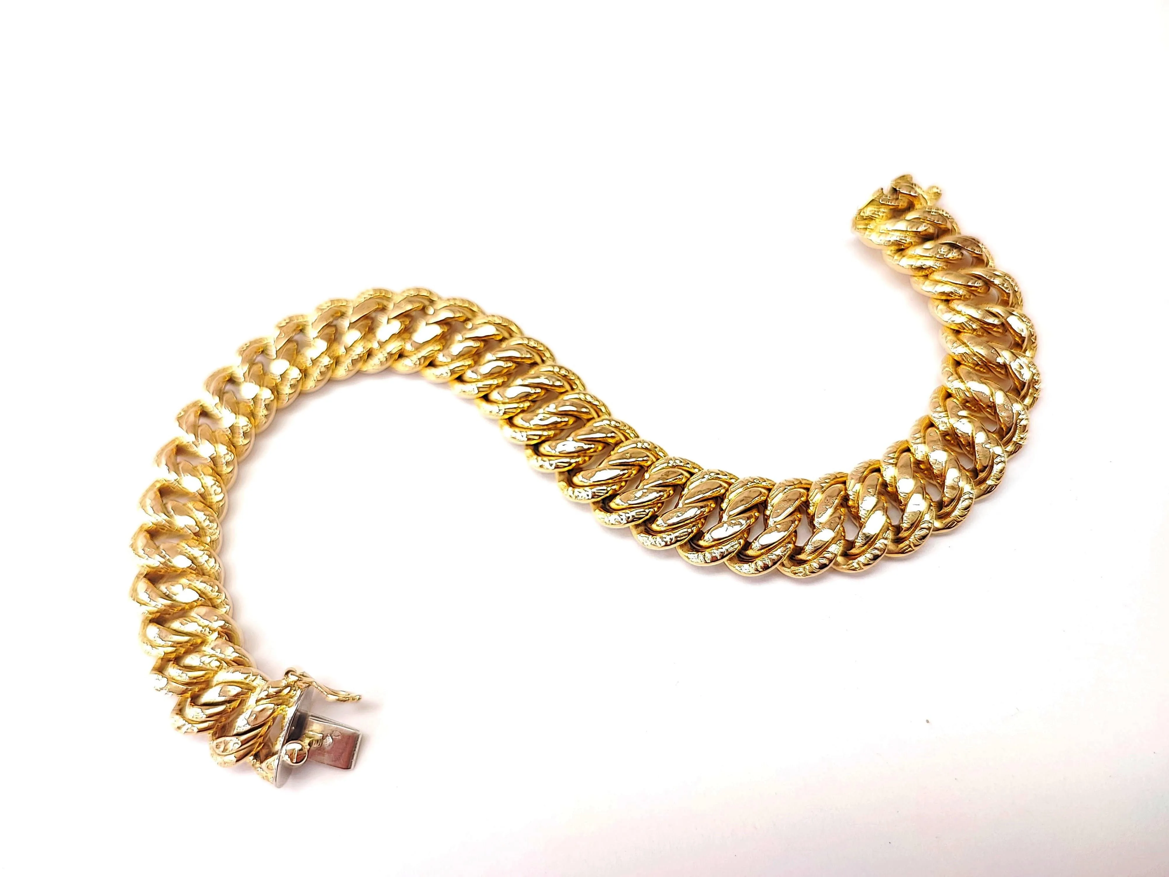 Bracelet or jaune maille américaine sold by 58 Facettes product image thumbnail 4