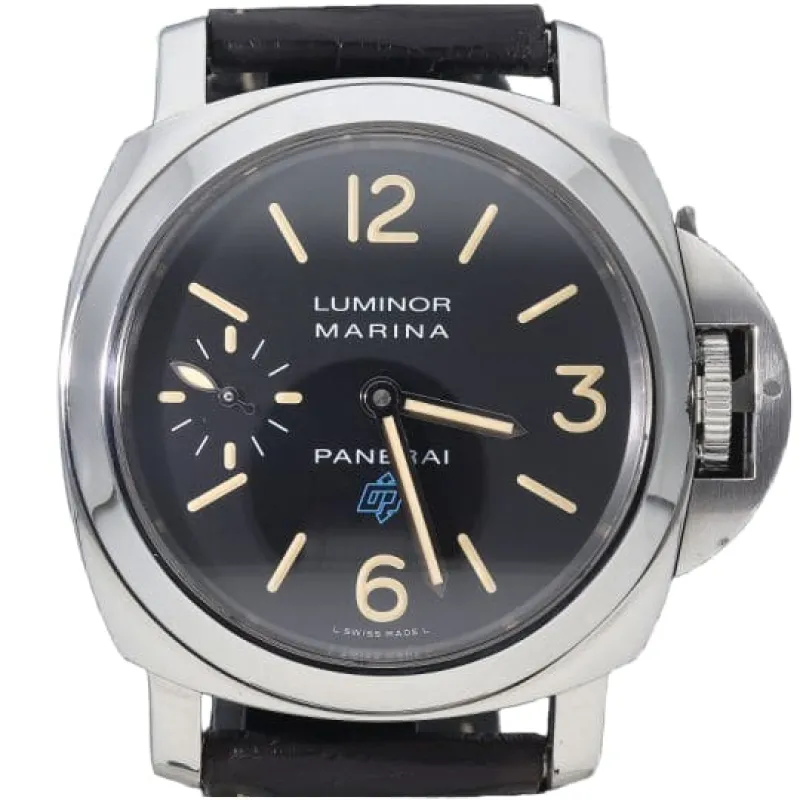 Montre Panerai Luminor Marina avec logo bleu made by 58 Facettes