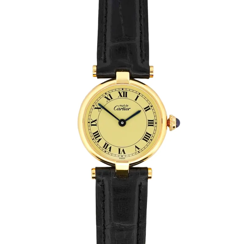 Cartier Must Vendôme - Lemon roman dial - SM sold by 58 Facettes