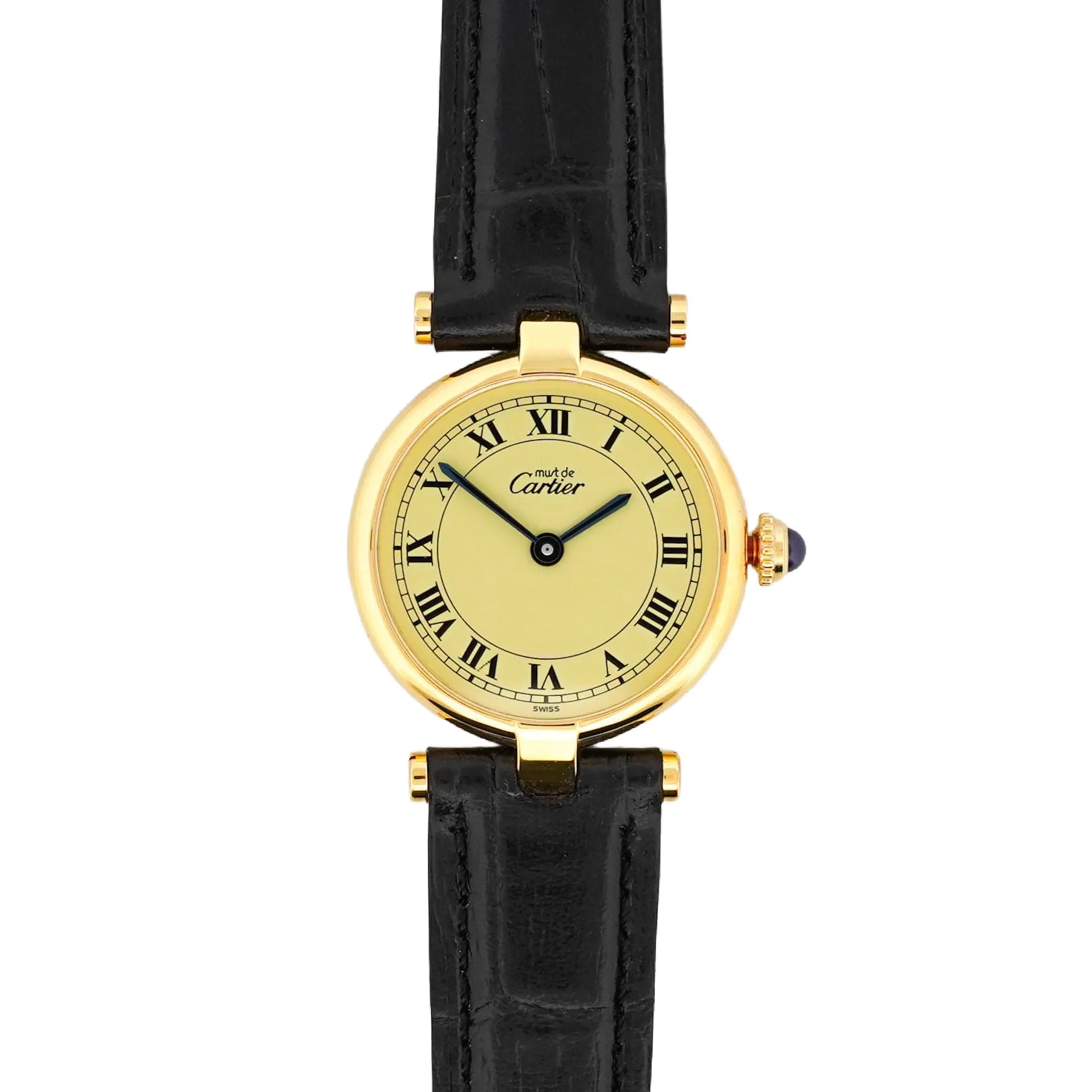 Cartier Must Vendôme - Lemon roman dial - SM sold by 58 Facettes