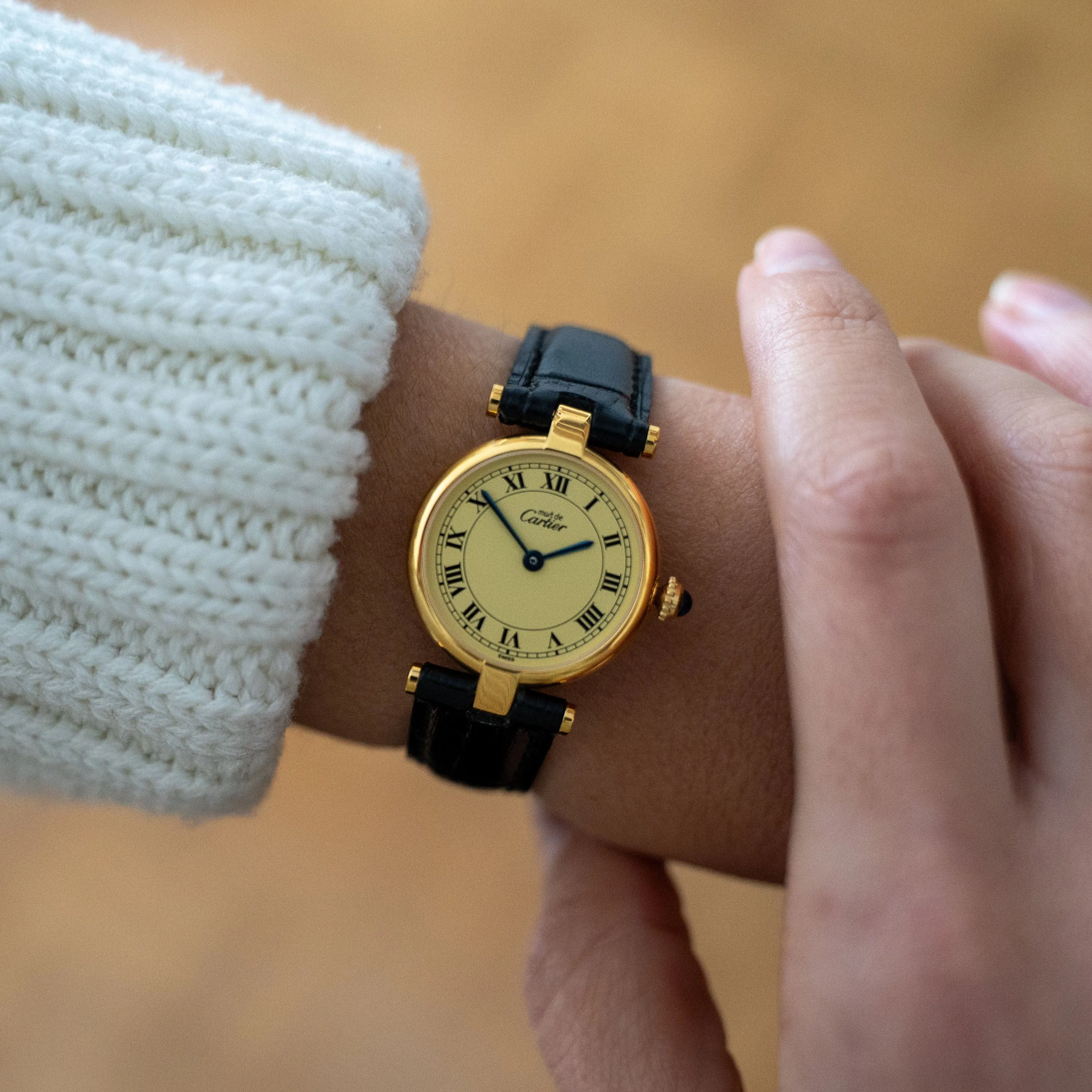 Cartier Must Vendôme - Lemon roman dial - SM sold by 58 Facettes product image thumbnail 2