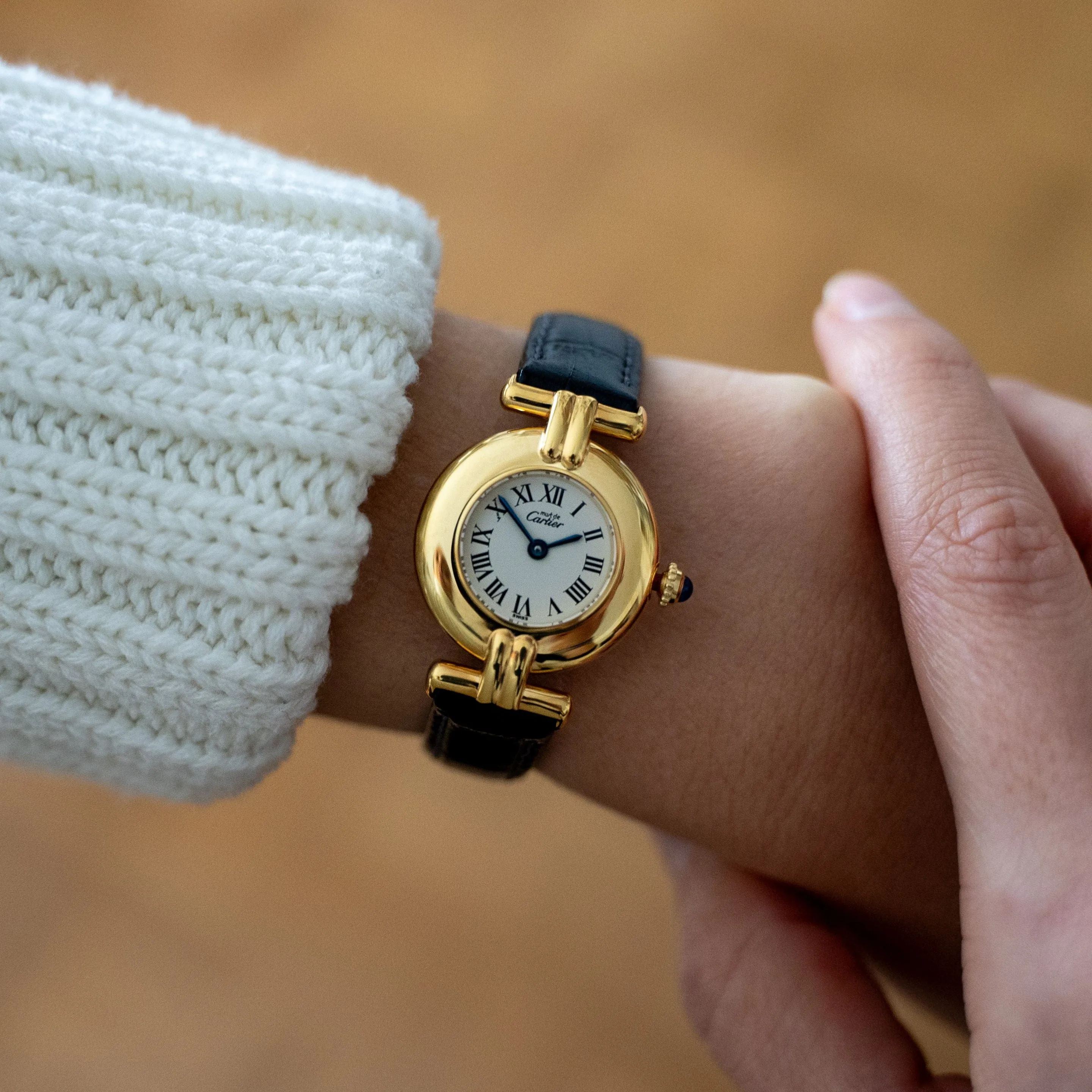 Cartier Must Colisée - Ivory roman dial sold by 58 Facettes product image thumbnail 2