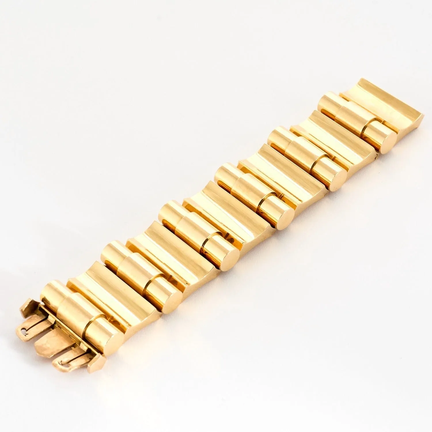 Bracelet Tank Important en or jaune sold by 58 Facettes product image thumbnail 3