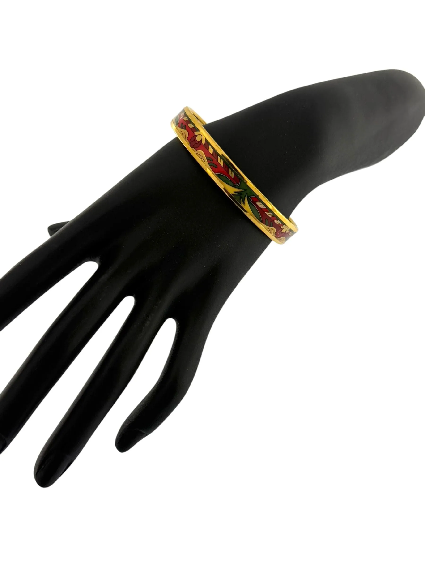 Hermes - Bracelet plaqué or avec émail sold by 58 Facettes product image thumbnail 4