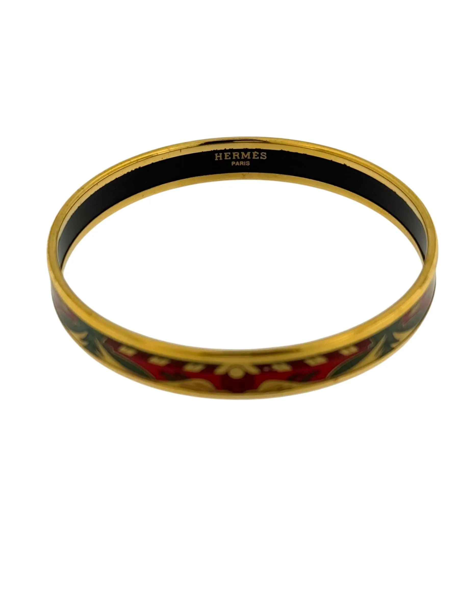 Hermes - Bracelet plaqué or avec émail sold by 58 Facettes product image thumbnail 5