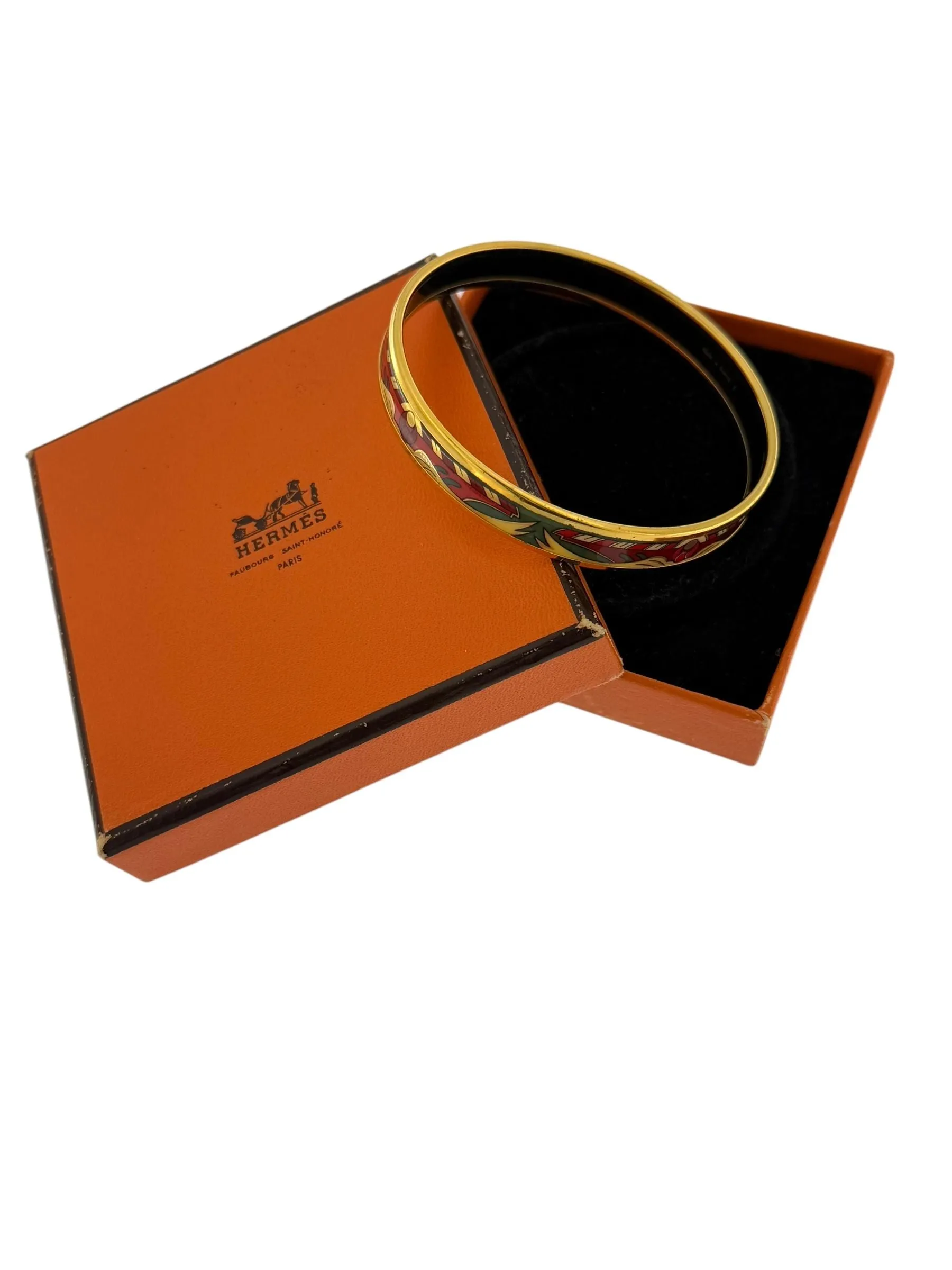 Hermes - Bracelet plaqué or avec émail sold by 58 Facettes product image thumbnail 3