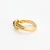 Bague or jaune, saphir et diamants sold by 58 Facettes