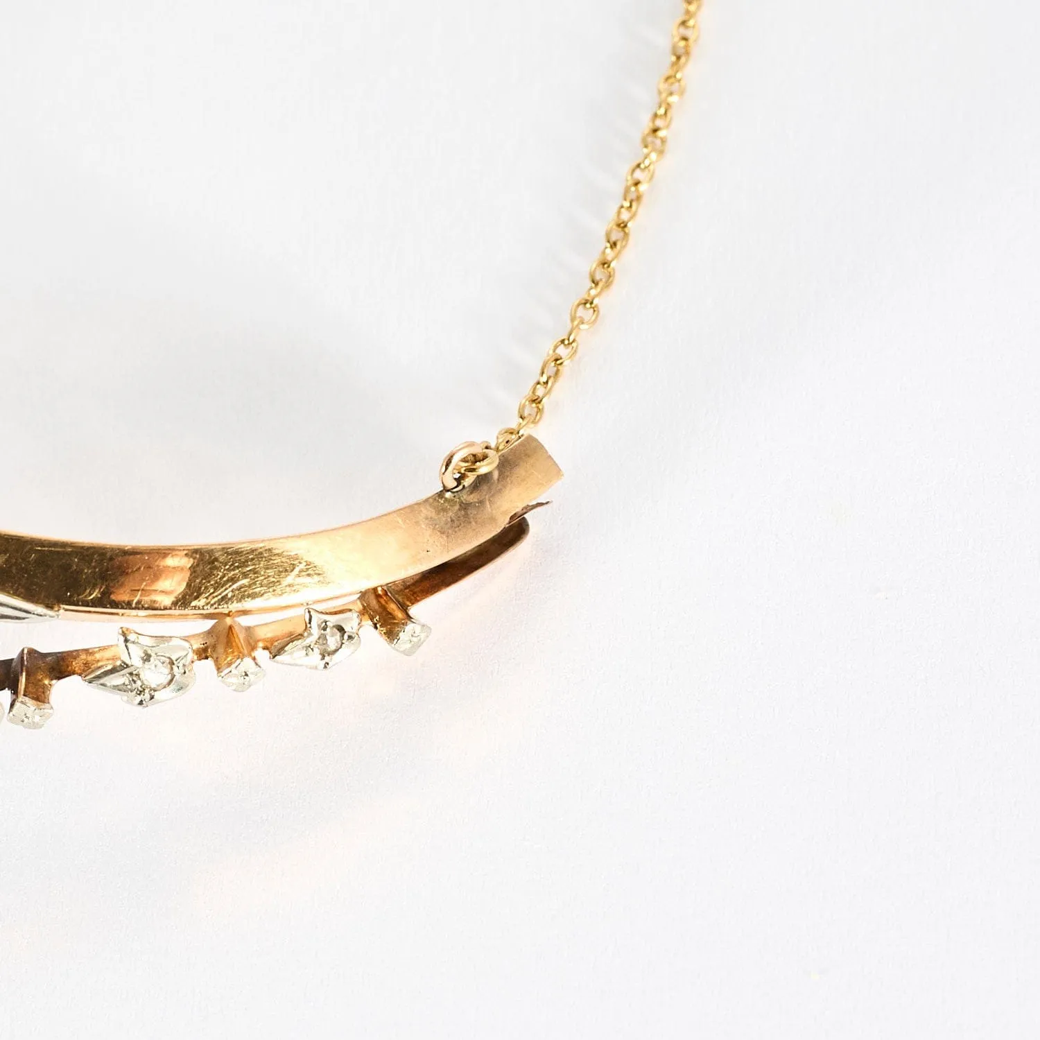 Bracelet or jaune et blanc, diamants sold by 58 Facettes product image thumbnail 5