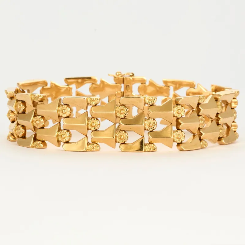 Bracelet souple ou rose sold by 58 Facettes