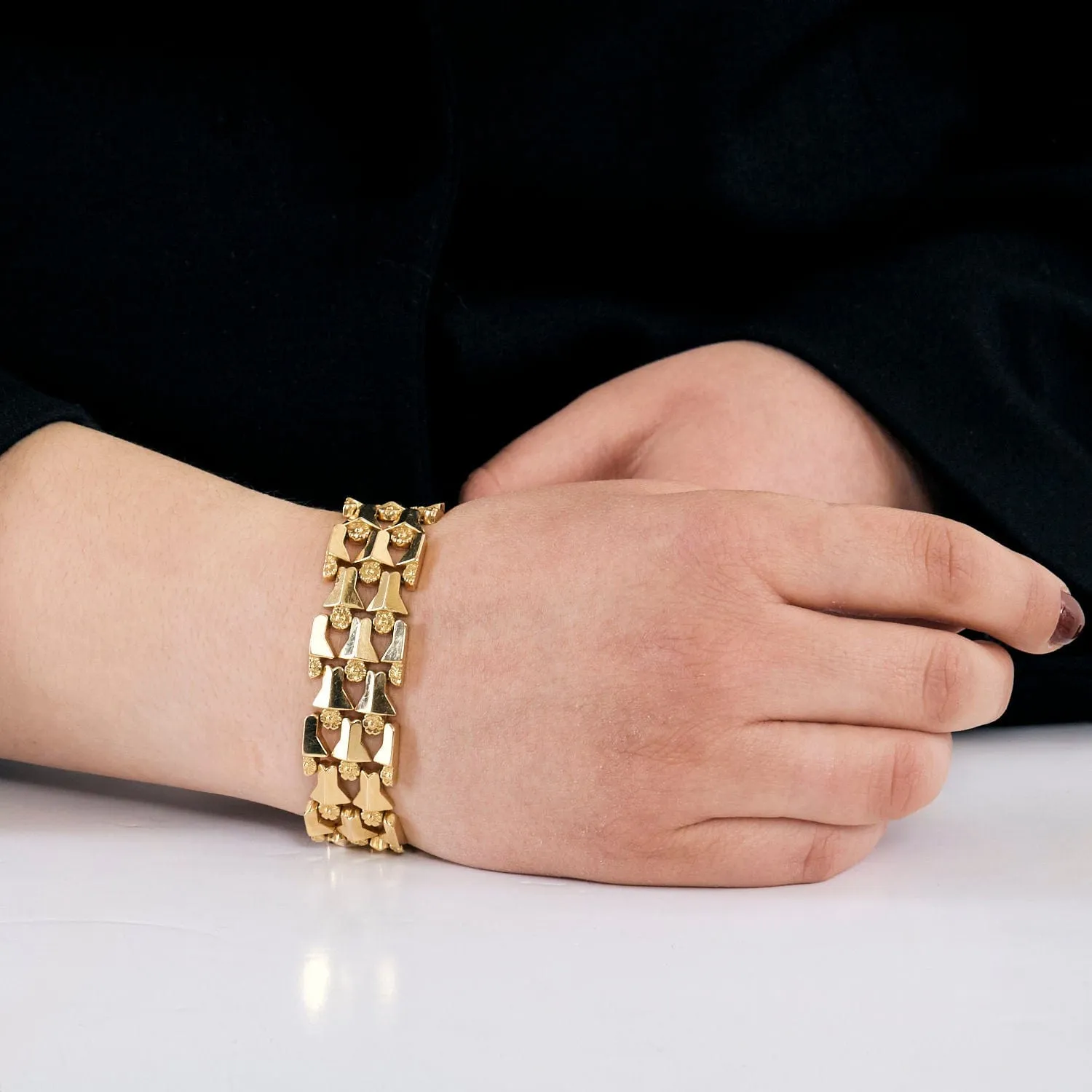 Bracelet souple ou rose sold by 58 Facettes product image thumbnail 2