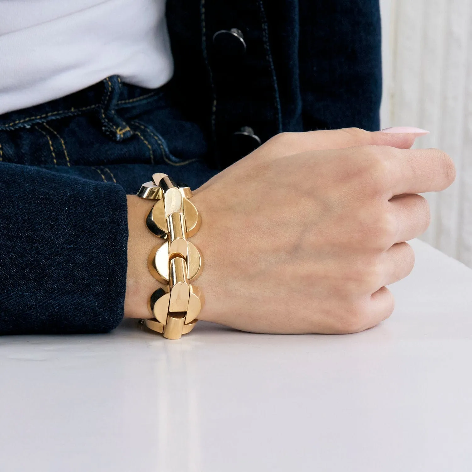 Bracelet Tank ou rose sold by 58 Facettes product image thumbnail 2