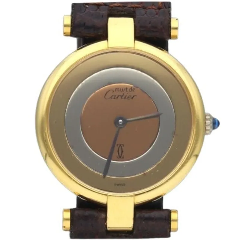 Cartier Montre Must De Cartier Vermeil sold by 58 Facettes