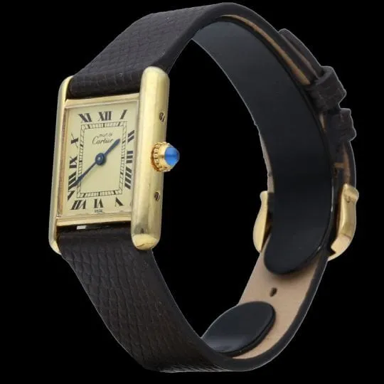 Cartier Montre Tank Vermeil sold by 58 Facettes product image thumbnail 3