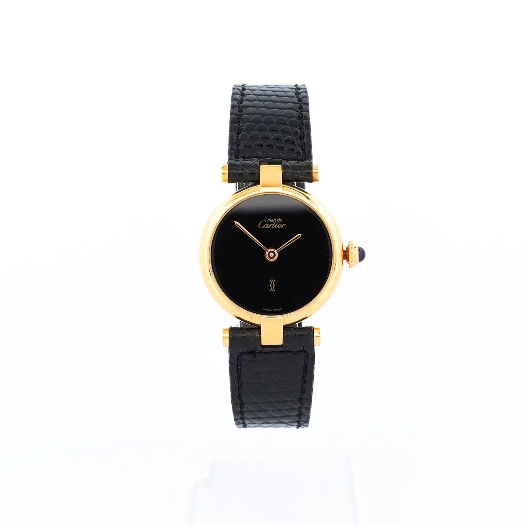 CARTIER - Must Vendôme - Cadran noir uni - PM sold by 58 Facettes product image thumbnail 3