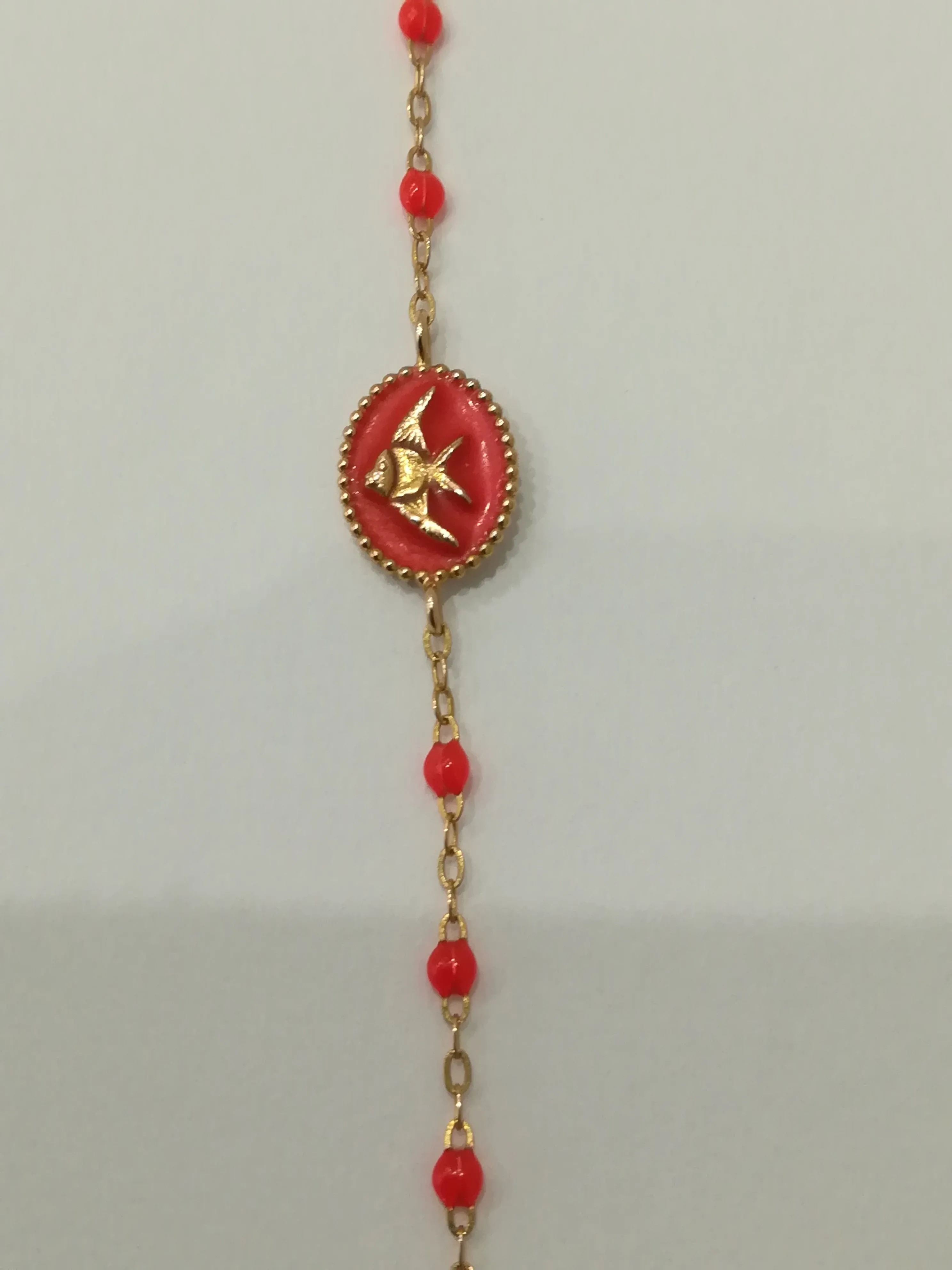 Gigi Clozeau - Bracelet Poisson Ange en or rose et perles sold by 58 Facettes product image thumbnail 2