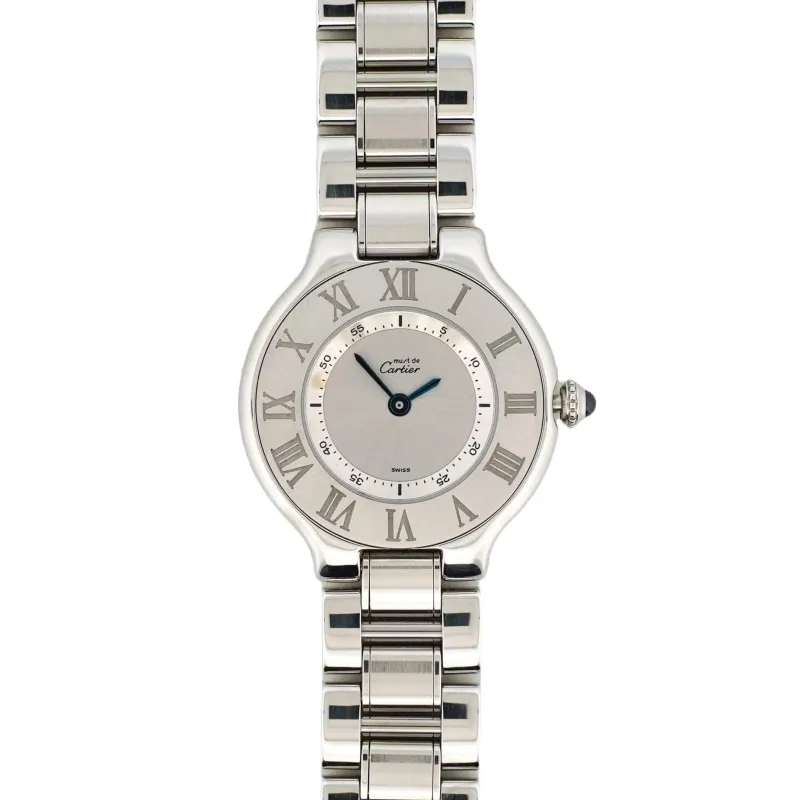 CARTIER - Must 21 - Cadran argenté - SM sold by 58 Facettes