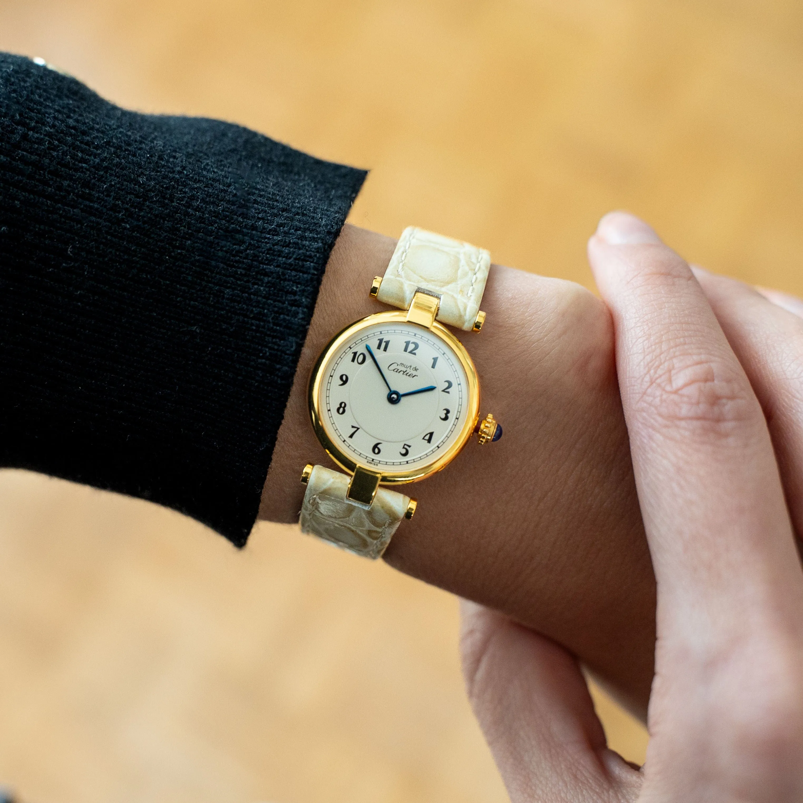 CARTIER - Montre Must Vendôme - Cadran breguet ivoire - SM sold by 58 Facettes product image thumbnail 2