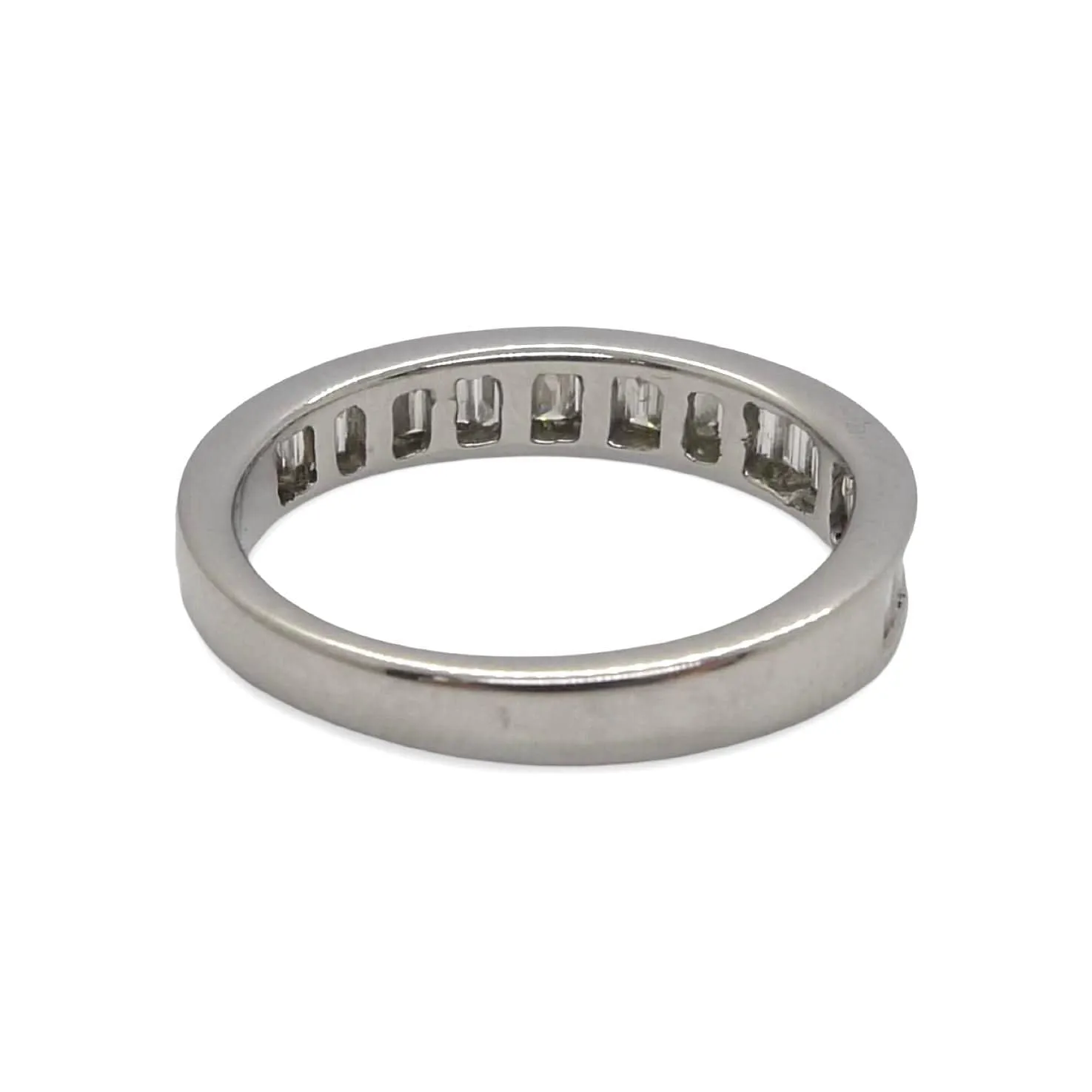 Demi-alliance or blanc et diamants 1,5 ct sold by 58 Facettes product image thumbnail 5