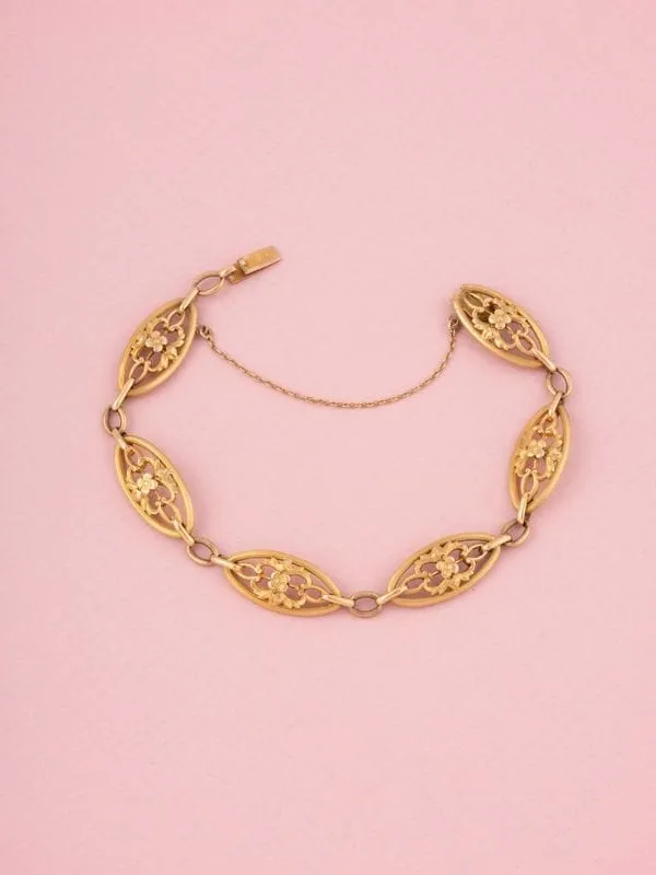 Bracelet ancien en or jaune 18k sold by 58 Facettes product image thumbnail 3