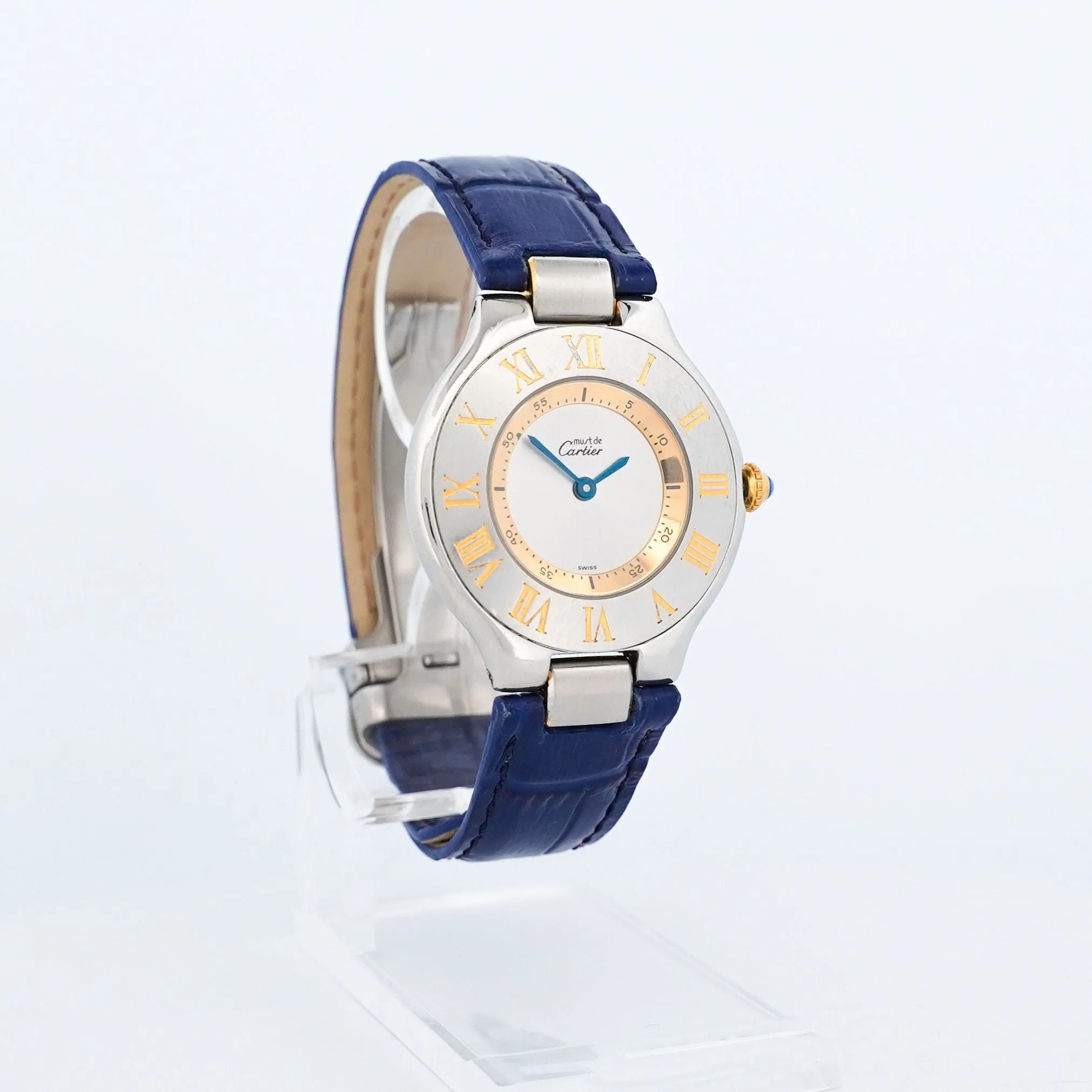 Cartier - Montre "Must 21" - Cadran argenté - Moyen modèle sold by 58 Facettes product image thumbnail 4
