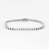 Bracelet tennis en or blanc et diamants sold by 58 Facettes