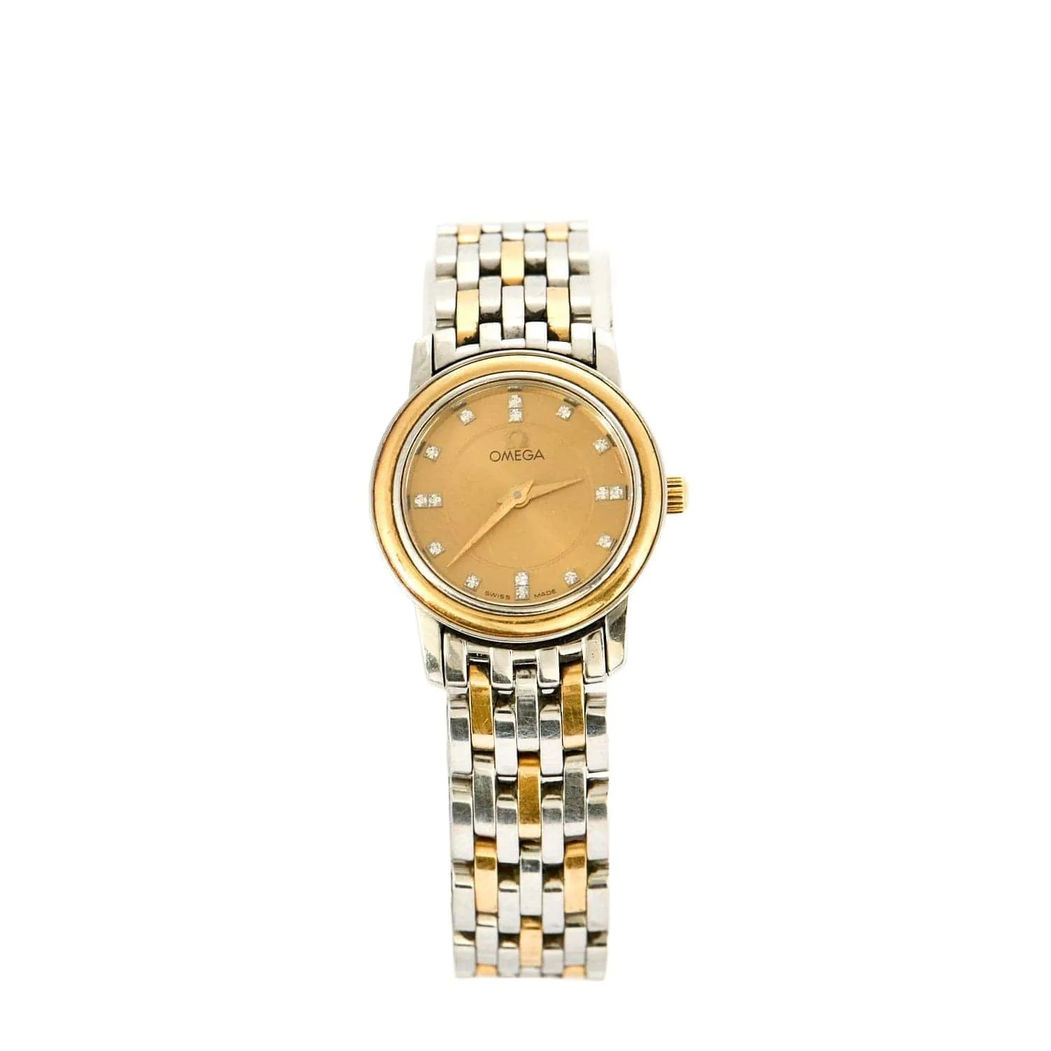 OMEGA - Deville Prestige 6504/838 - Montre or jaune et acier sold by 58 Facettes