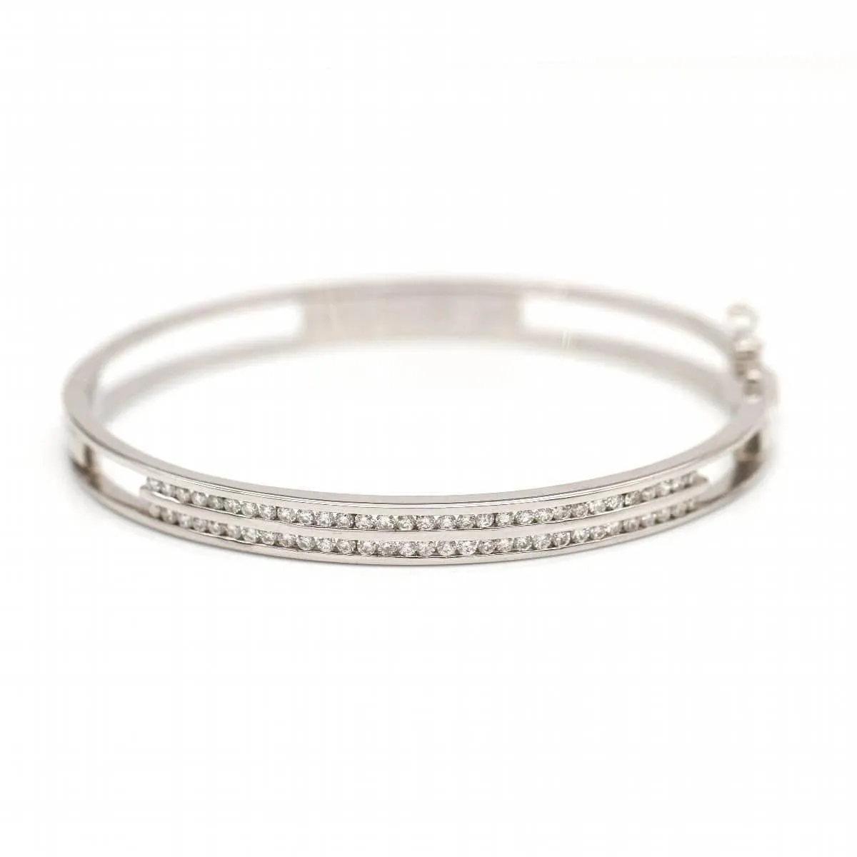 Bracelet en or blanc et diamants sold by 58 Facettes product image thumbnail 4