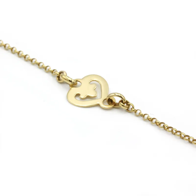 Bracelet Coeur de Légende OJ PERRIN Or jaune sold by 58 Facettes