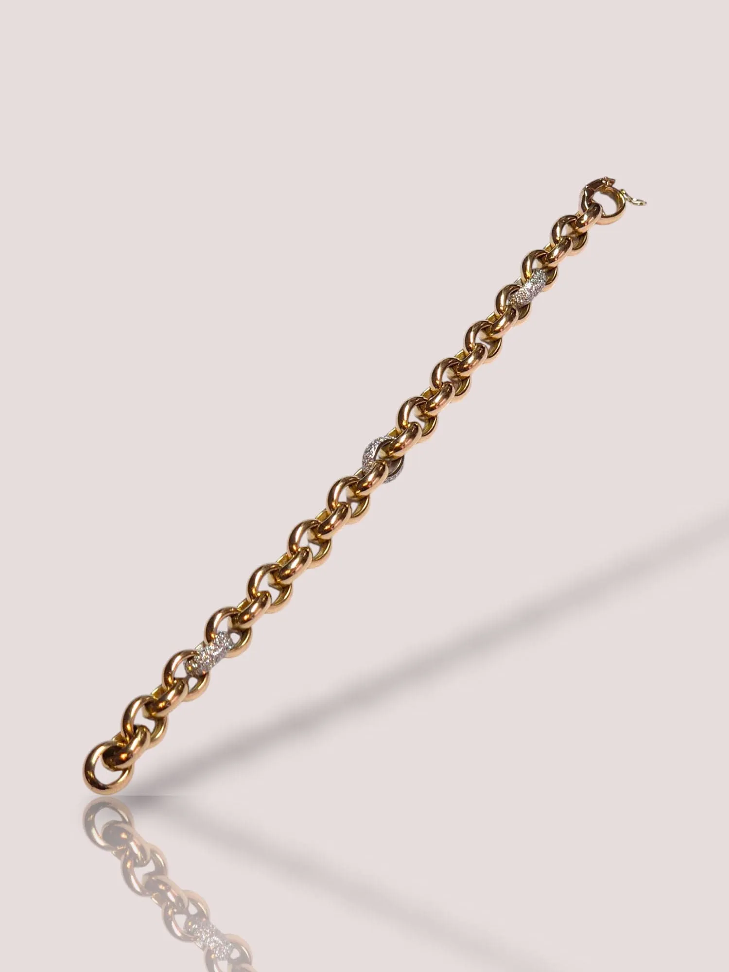 Bracelet en or jaune avec diamant de 1,62 carat sold by 58 Facettes product image thumbnail 3