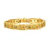 Bracelet en or jaune , rubis, saphir, émeraude sold by 58 Facettes