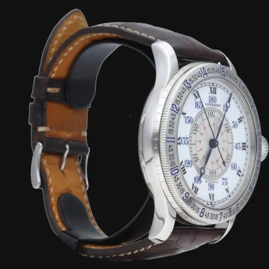 Montre Longines Lindbergh à angle horaire sold by 58 Facettes product image thumbnail 5