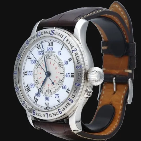 Montre Longines Lindbergh à angle horaire sold by 58 Facettes product image thumbnail 3