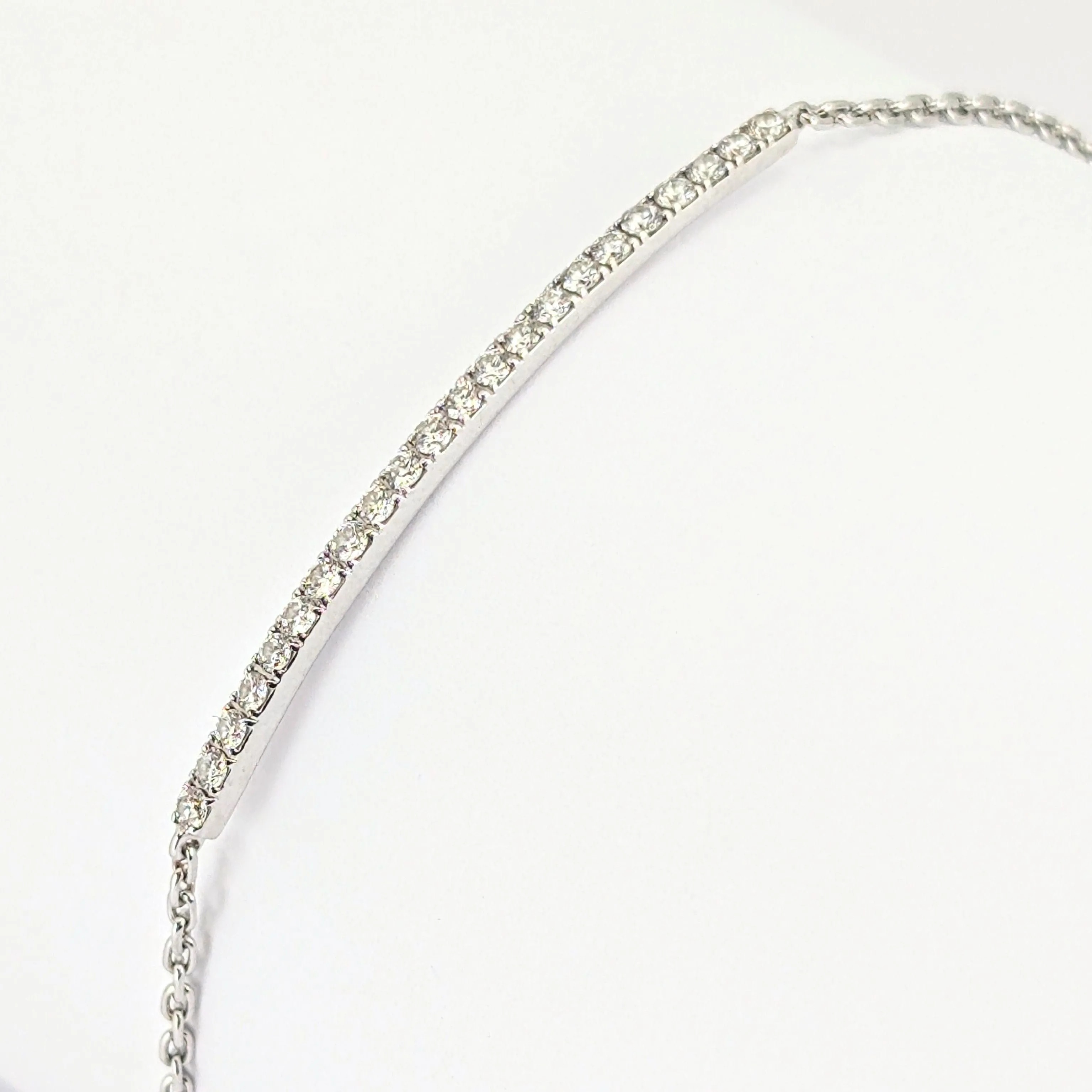 Bracelet en or blanc et diamants sold by 58 Facettes product image thumbnail 3