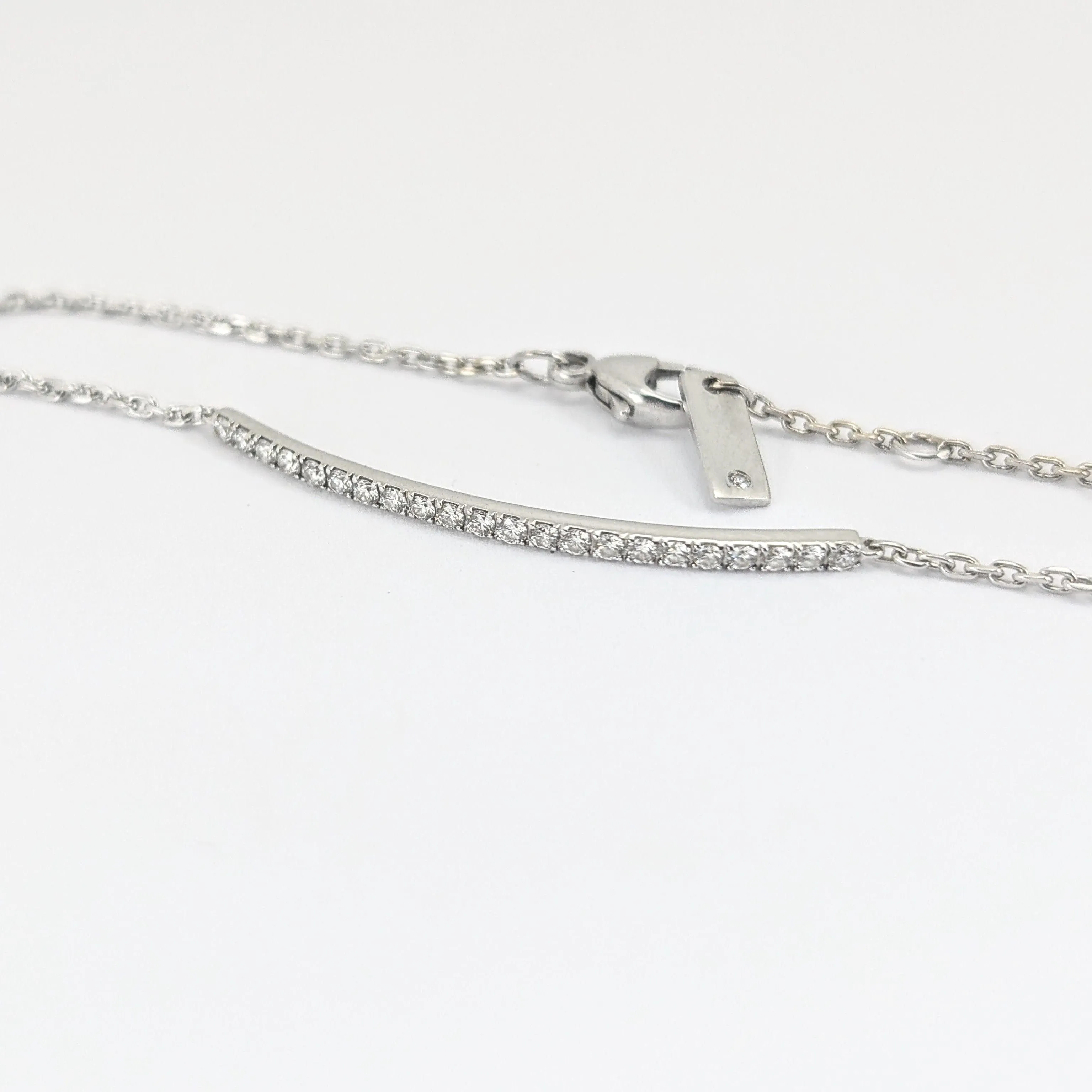 Bracelet en or blanc et diamants sold by 58 Facettes product image thumbnail 4