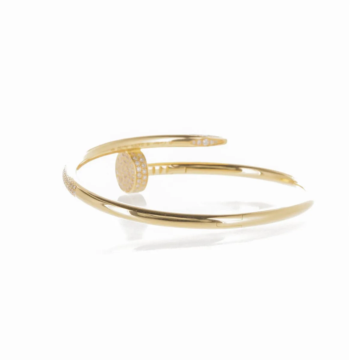 Cartier - Bracelet Juste un Clou Pavé Diamants Full Set sold by 58 Facettes product image thumbnail 2