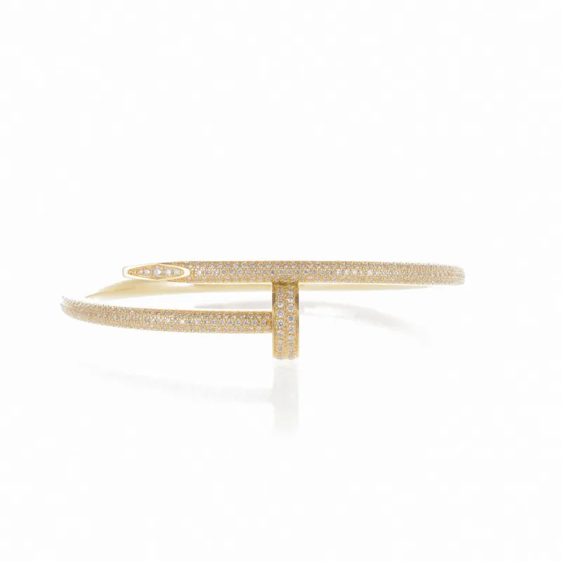 Cartier - Bracelet Juste un Clou Pavé Diamants Full Set sold by 58 Facettes