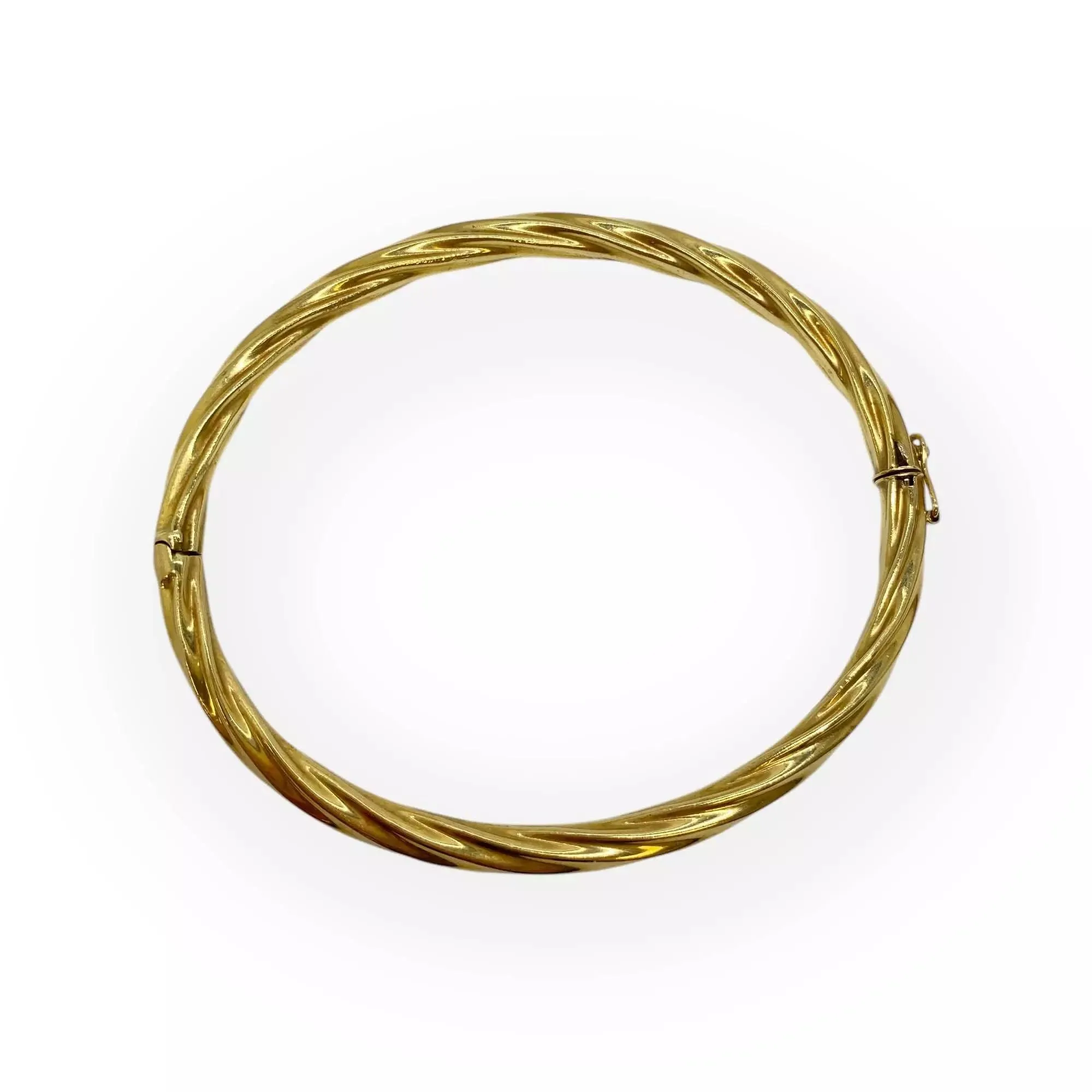 Jonc or jaune à ouverture torsadée sold by 58 Facettes product image thumbnail 5