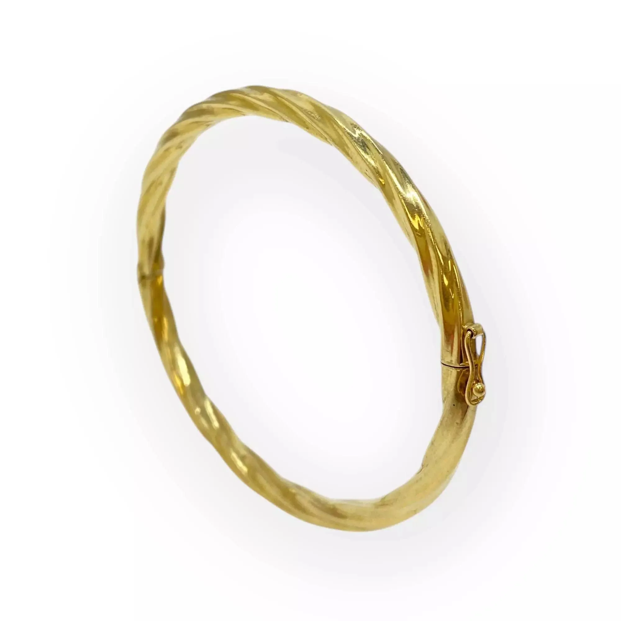 Jonc or jaune à ouverture torsadée sold by 58 Facettes product image thumbnail 4