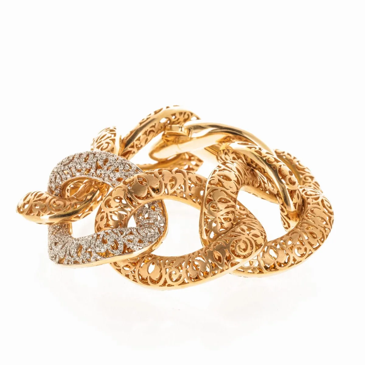 Bracelet Or Rose et Diamants Pomellato Arabesque sold by 58 Facettes product image thumbnail 4