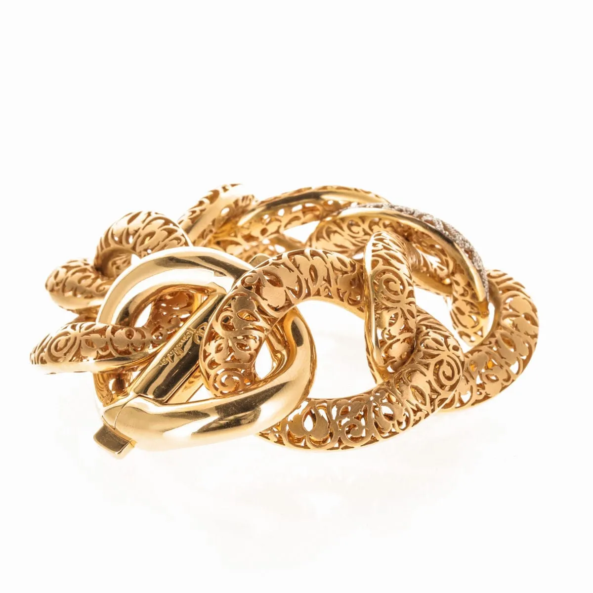 Bracelet Or Rose et Diamants Pomellato Arabesque sold by 58 Facettes product image thumbnail 5