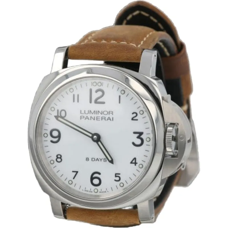 Panerai Luminor Base 8 Days - Montre homme en acier 44 mm made by 58 Facettes