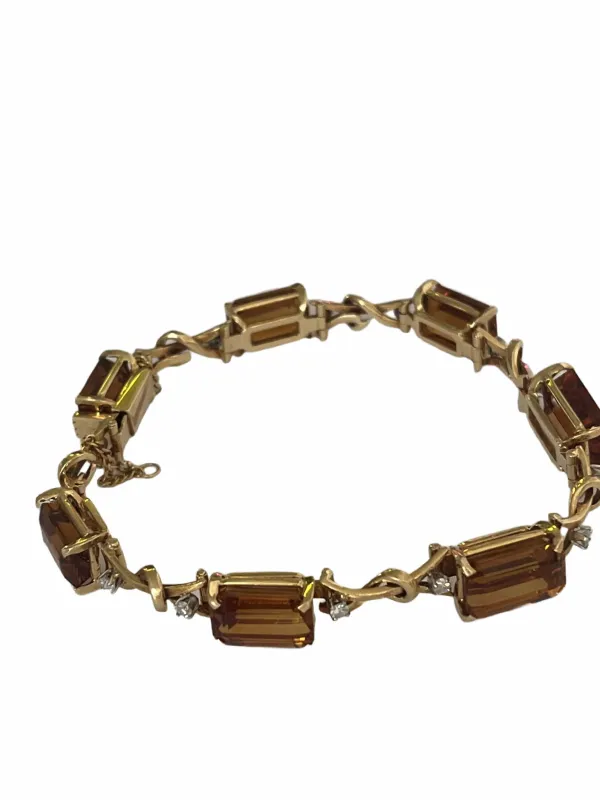 Bracelet Or Jaune Quartz sold by 58 Facettes