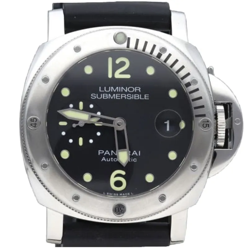 Panerai Luminor Submersible - Montre automatique homme 44 mm acier made by 58 Facettes