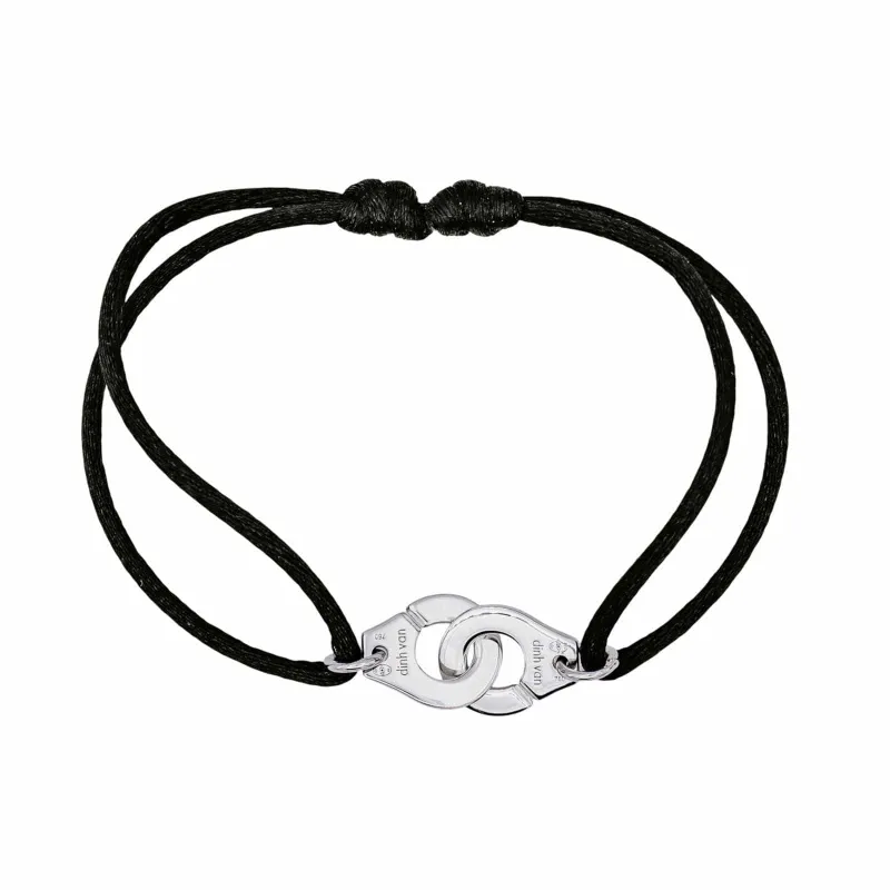 Dinh Van Bracelet Cordon Menottes Or blanc sold by 58 Facettes