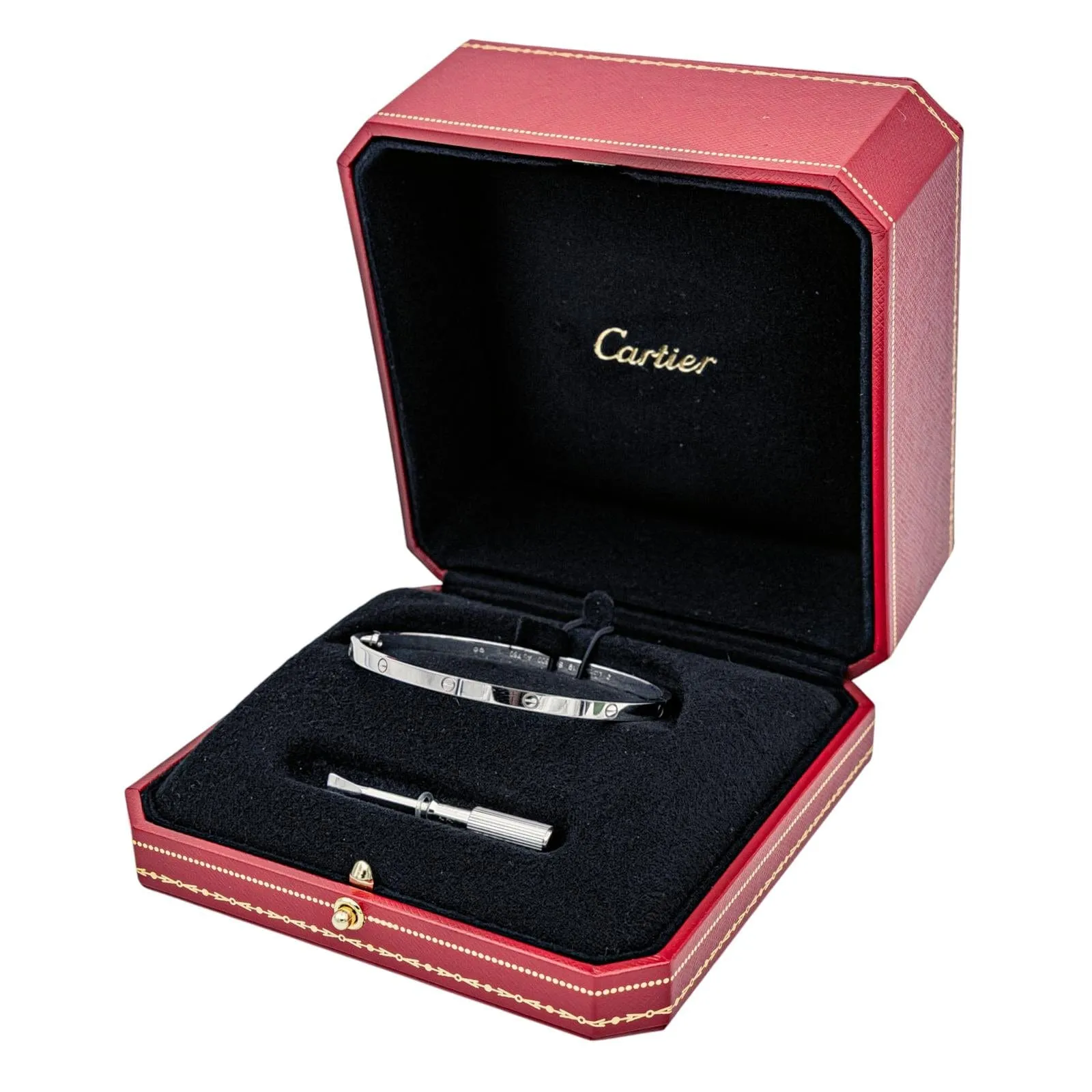 Bracelet Cartier Jonc Love Or Blanc sold by 58 Facettes product image thumbnail 3