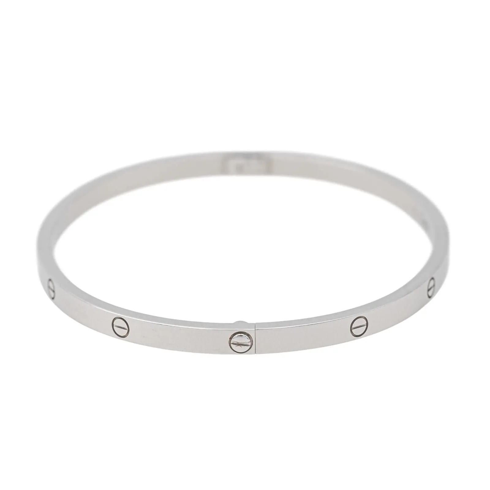 Bracelet Cartier Jonc Love Or Blanc sold by 58 Facettes product image thumbnail 4