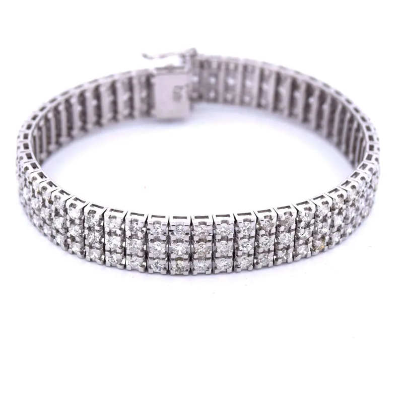 BRACELET EN OR BLANC 18KT - 30 g sold by 58 Facettes
